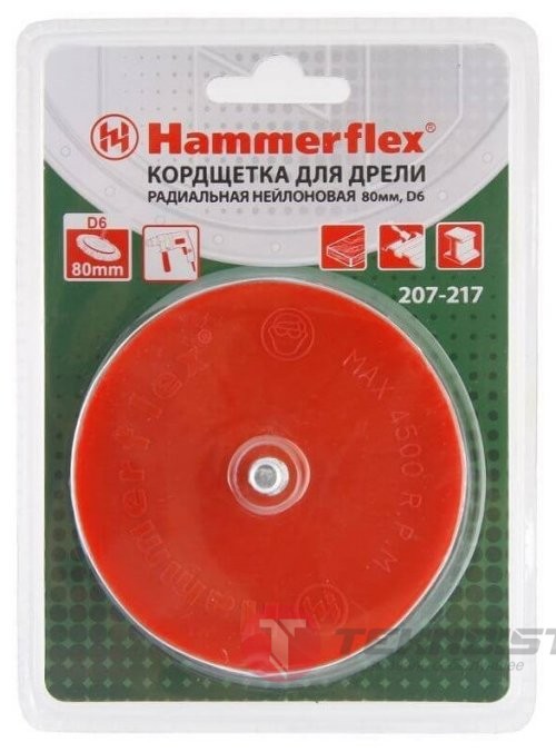 Кордщетка Hammer 207-217 80 мм
