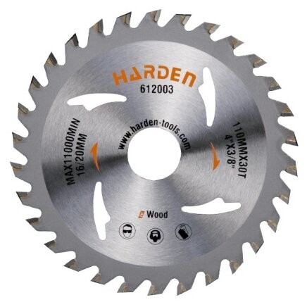 Пильный диск Harden 612003 110х20 мм