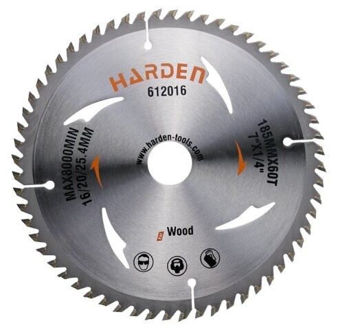 Пильный диск Harden 612016 185х25.4 мм