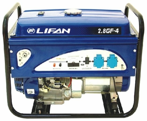 Бензиновый генератор LIFAN 2.8GF-4 (2800 Вт)