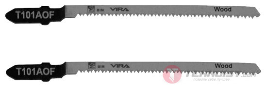 Набор пилок для лобзика Vira T101AOF 552037 2 шт.