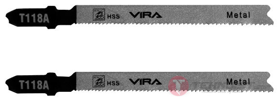 Набор пилок для лобзика Vira T118A 552038 2 шт.