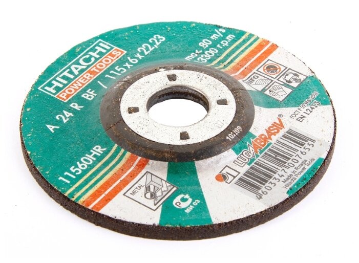 Шлифовальный абразивный диск Hitachi 11560HR
