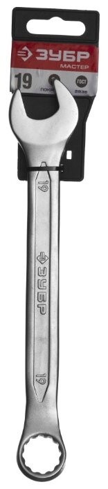 ЗУБР Ключ комбинированный 19 мм 27087-19