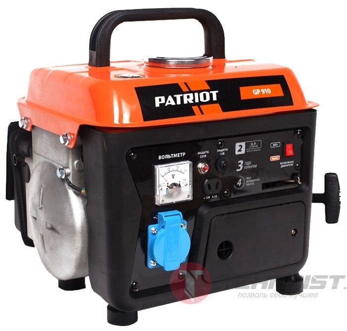 Бензиновый генератор PATRIOT GP 910 (650 Вт)