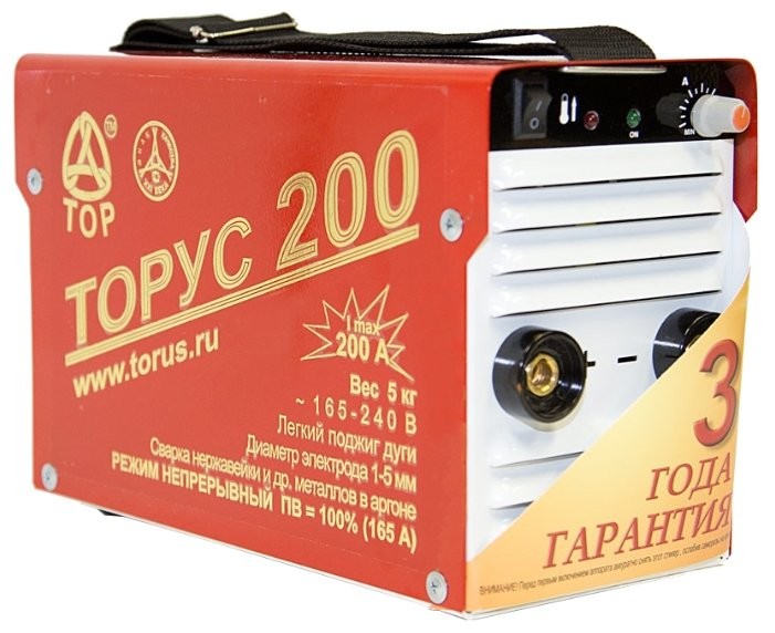 Сварочный аппарат Торус 200 Классик (TIG, MMA)