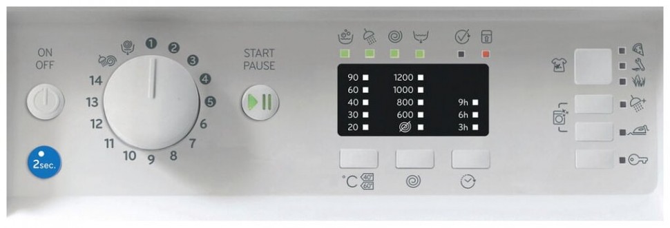 Indesit BI WMIL 71252 EU Стиральная машина Indesit BI WMIL 71252 EU Стиральная машина