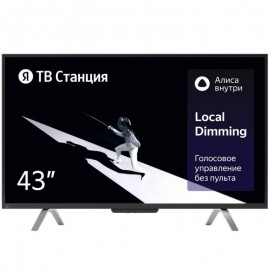 Яндекс ТВ Станция новый телевизор (YNDX-00091) с Алисой 43"
