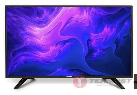 Телевизор VESTA TV LED 43V1400 черный SMART TV 43