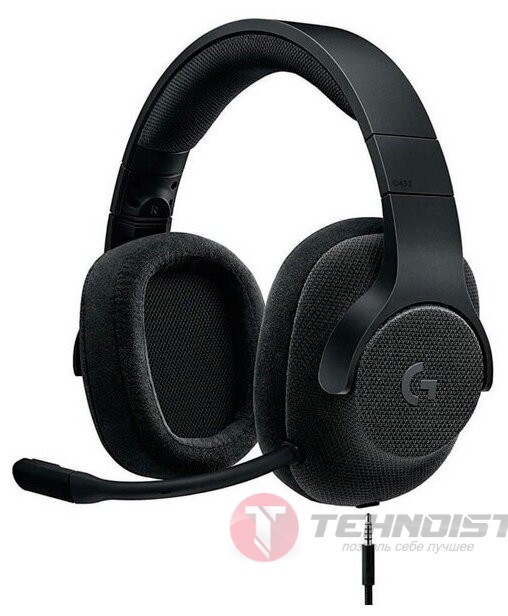 Logitech G433 Wired Gaming Headset 7.1 TRIPLE BLACK (981-000668) Игровые наушники