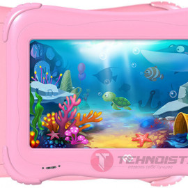 Детский планшет DIGMA Optima Kids 7,  1GB, 16GB, Android 8.1 розовый [ts7203rw]